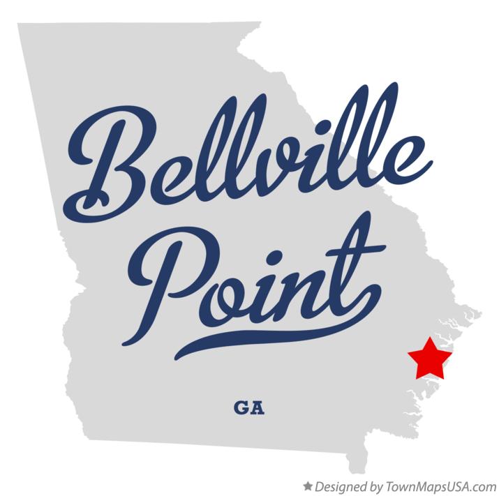Map of Bellville Point Georgia GA