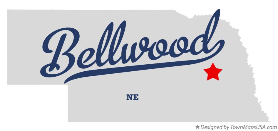 Map of Bellwood Nebraska NE