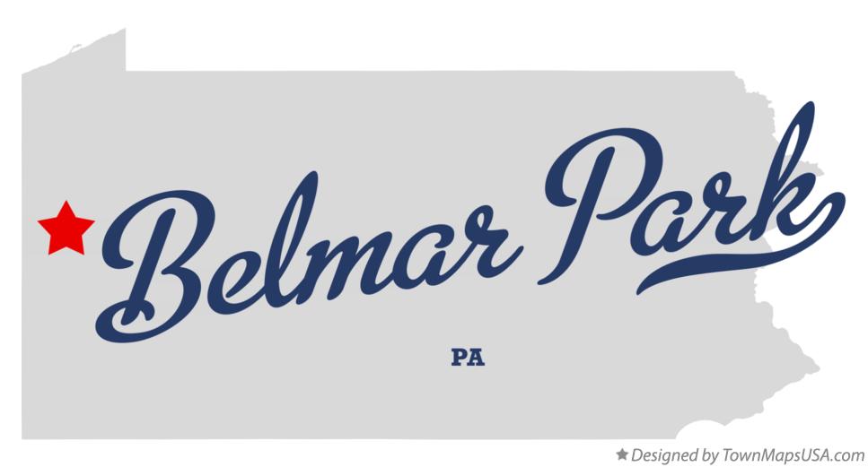 Map of Belmar Park Pennsylvania PA