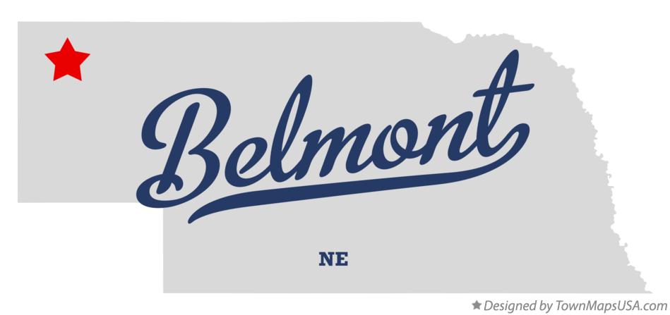 Map of Belmont Nebraska NE