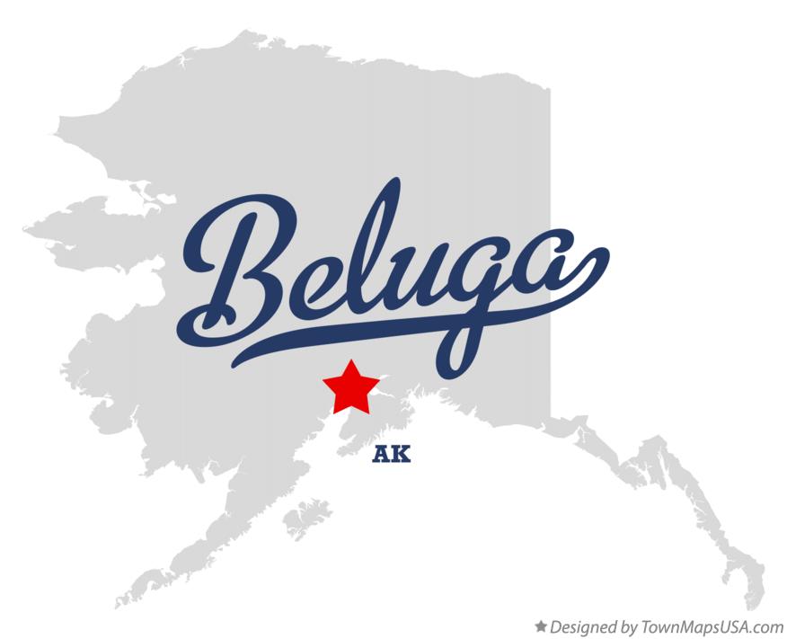 Map of Beluga Alaska AK