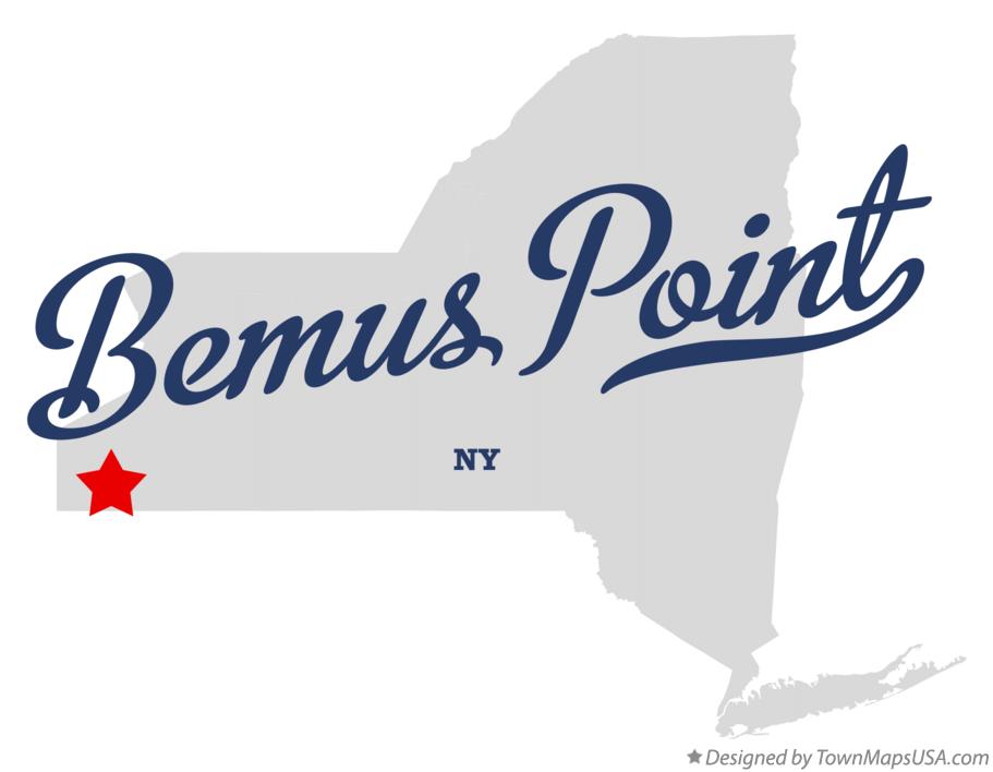 Map of Bemus Point New York NY