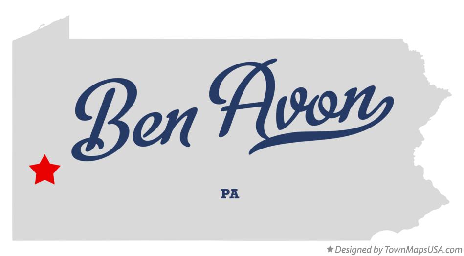 Map of Ben Avon Pennsylvania PA
