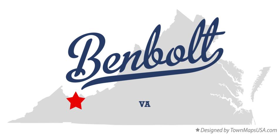 Map of Benbolt Virginia VA