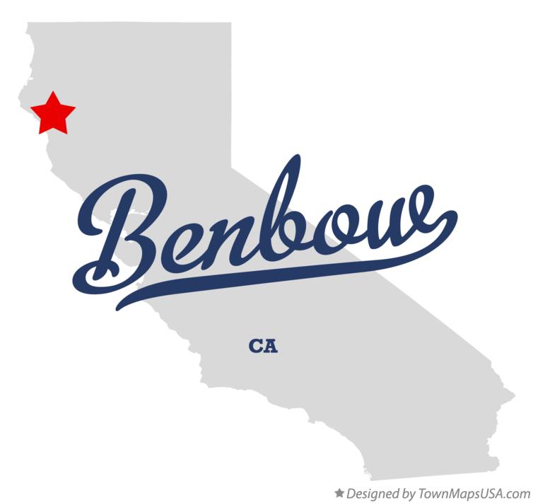 Map of Benbow California CA