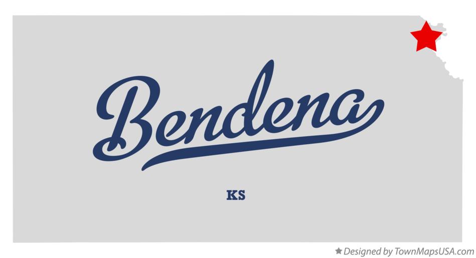 Map of Bendena Kansas KS