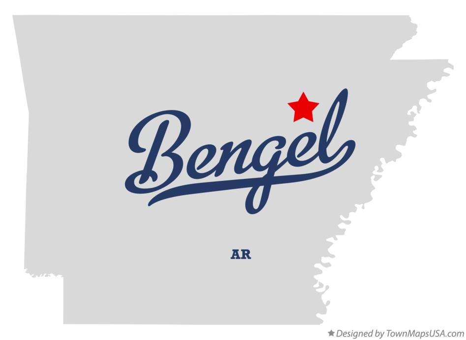 Map of Bengel Arkansas AR