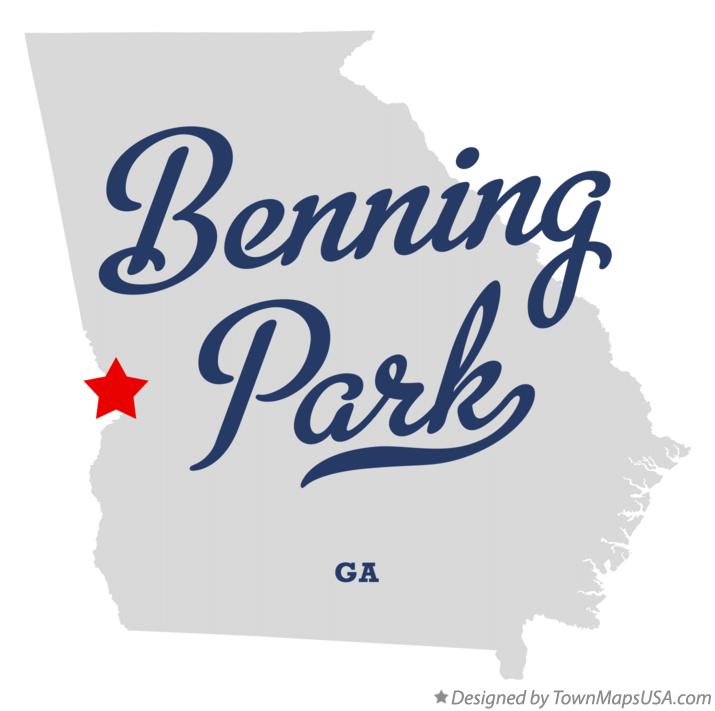 Map of Benning Park Georgia GA