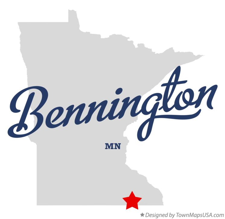 Map of Bennington Minnesota MN