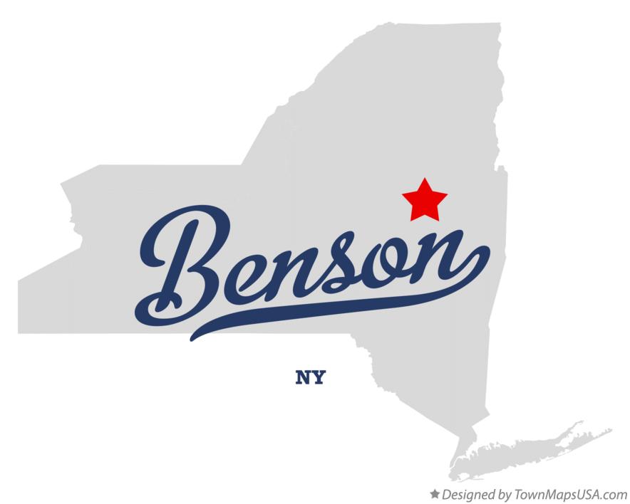 Map of Benson New York NY