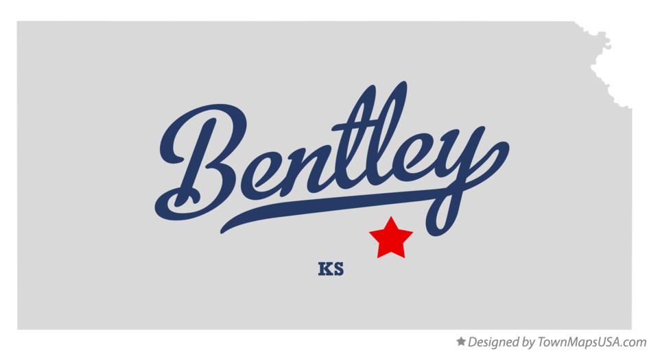 Map of Bentley Kansas KS