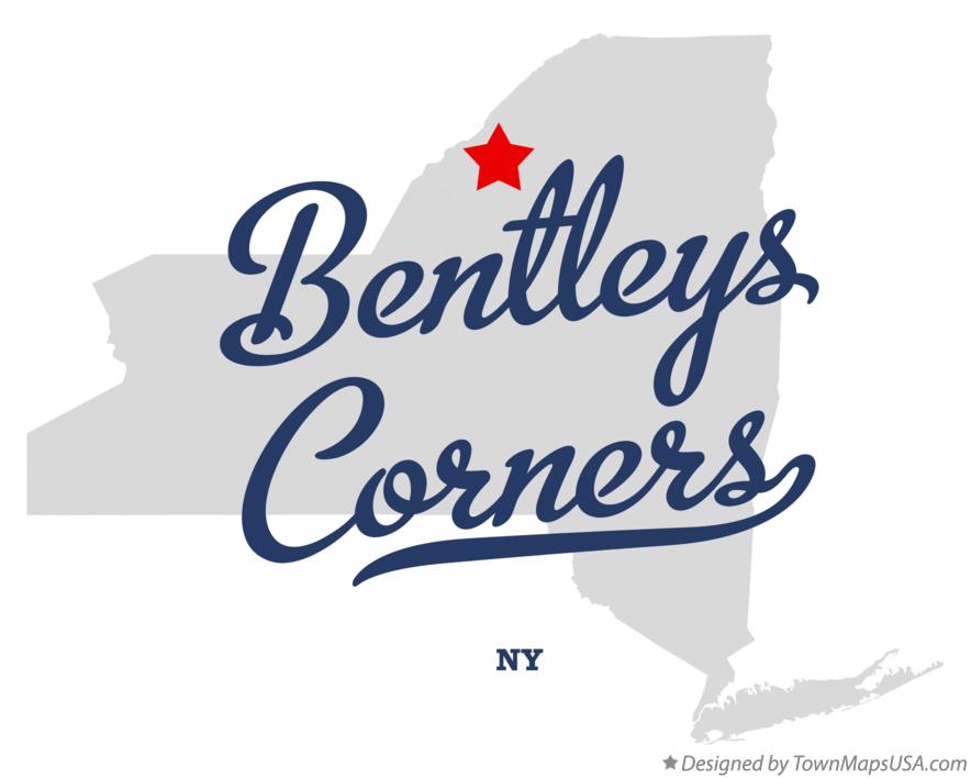Map of Bentleys Corners New York NY