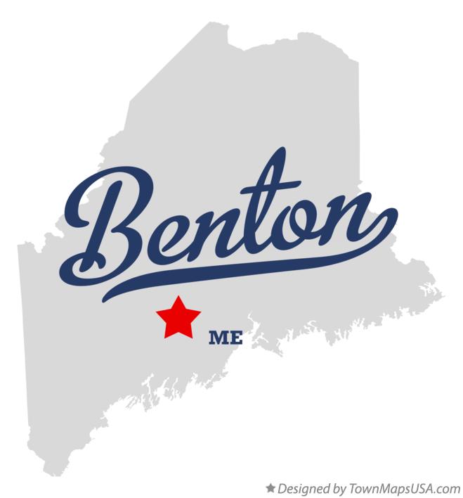 Map of Benton Maine ME