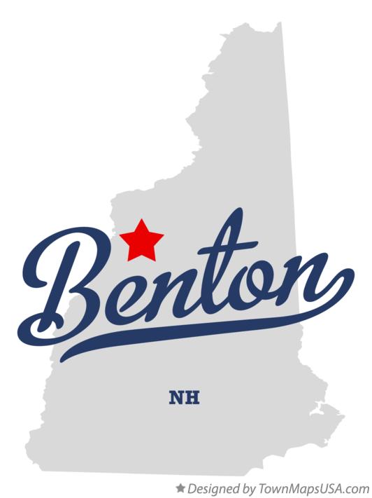 Map of Benton New Hampshire NH