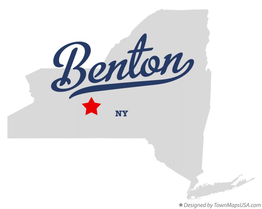 Map of Benton New York NY