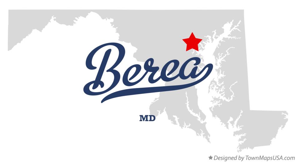 Map of Berea Maryland MD