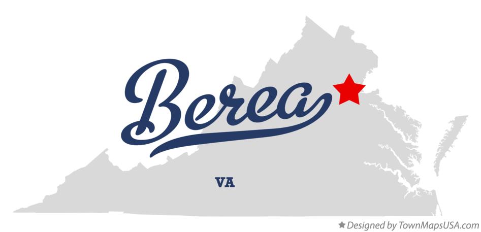 Map of Berea Virginia VA