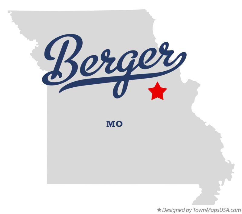Map of Berger Missouri MO