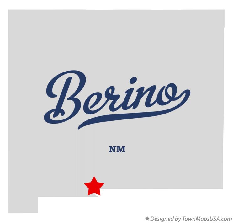 Map of Berino New Mexico NM