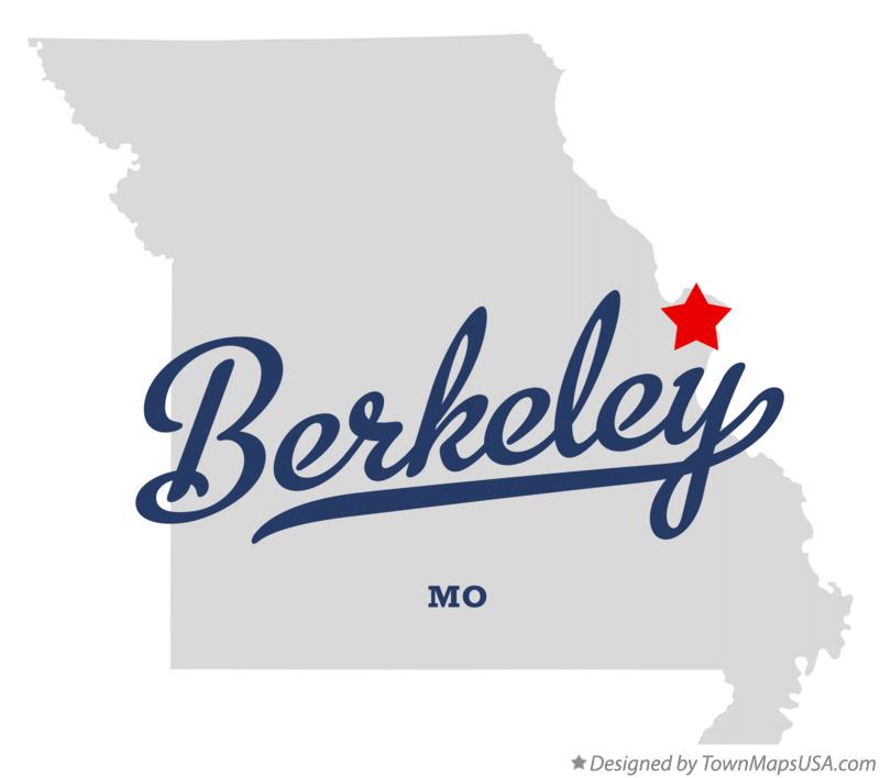 Map of Berkeley Missouri MO