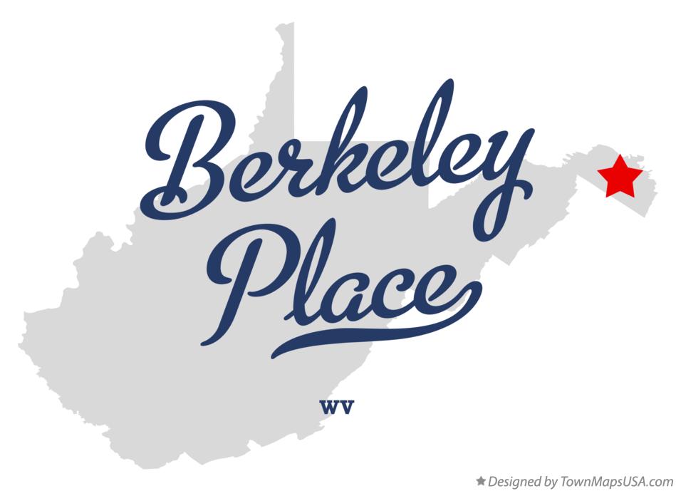 Map of Berkeley Place West Virginia WV