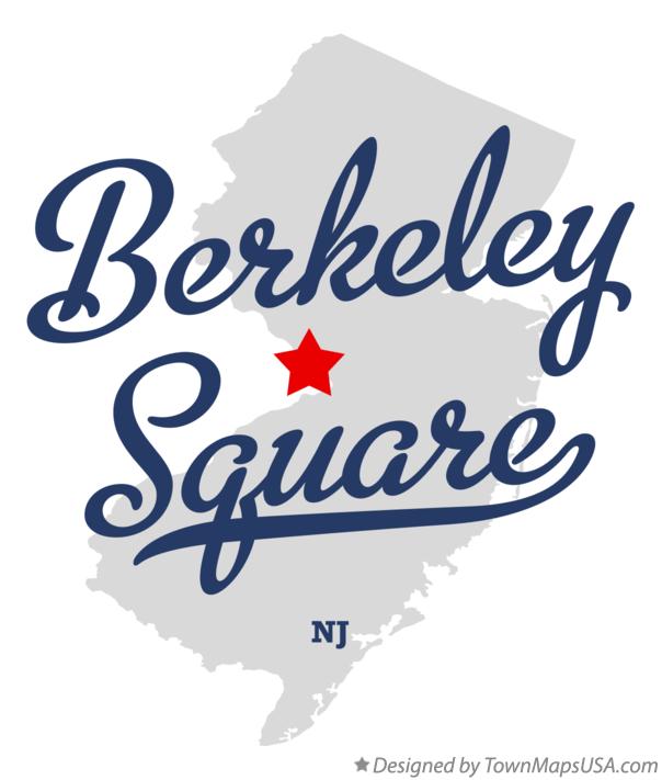 Map of Berkeley Square New Jersey NJ