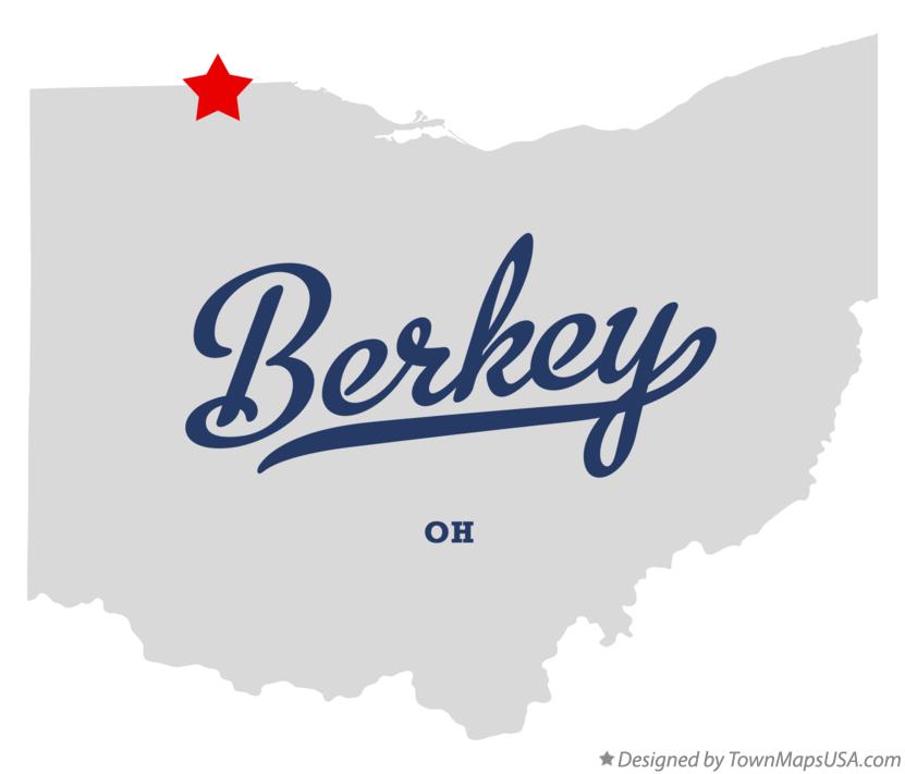 Map of Berkey Ohio OH