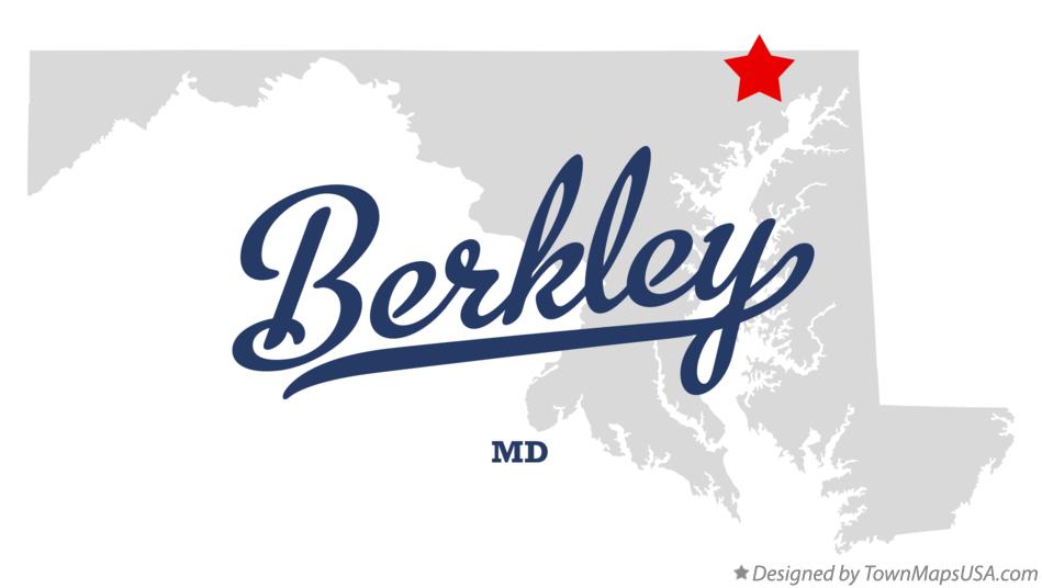 Map of Berkley Maryland MD