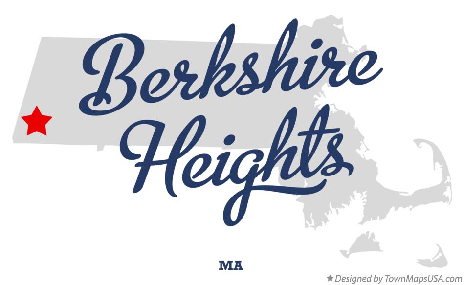 Map of Berkshire Heights Massachusetts MA
