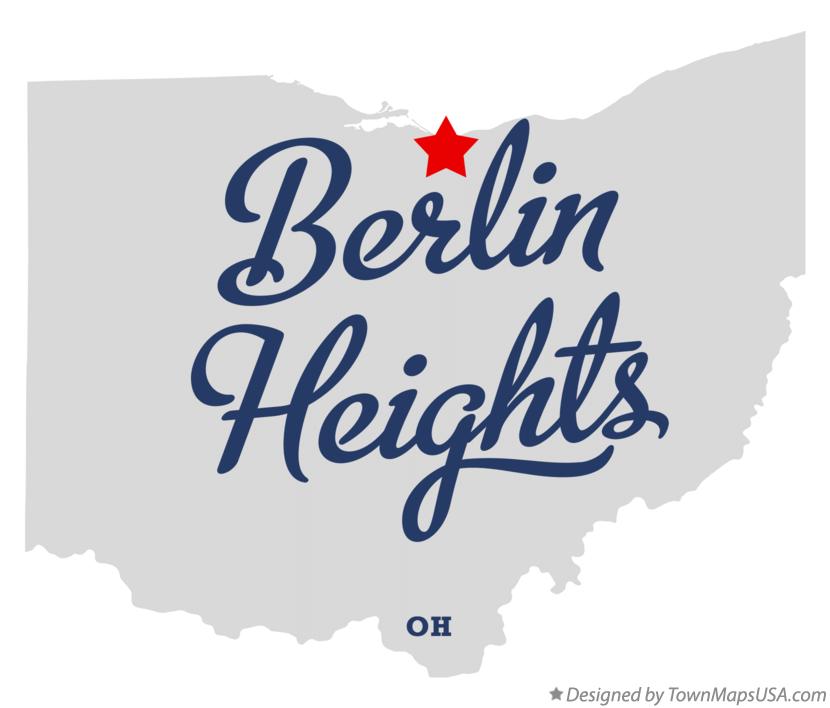 Map of Berlin Heights Ohio OH