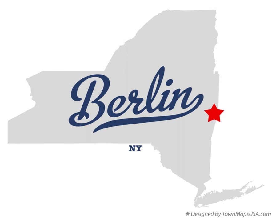 Map of Berlin New York NY