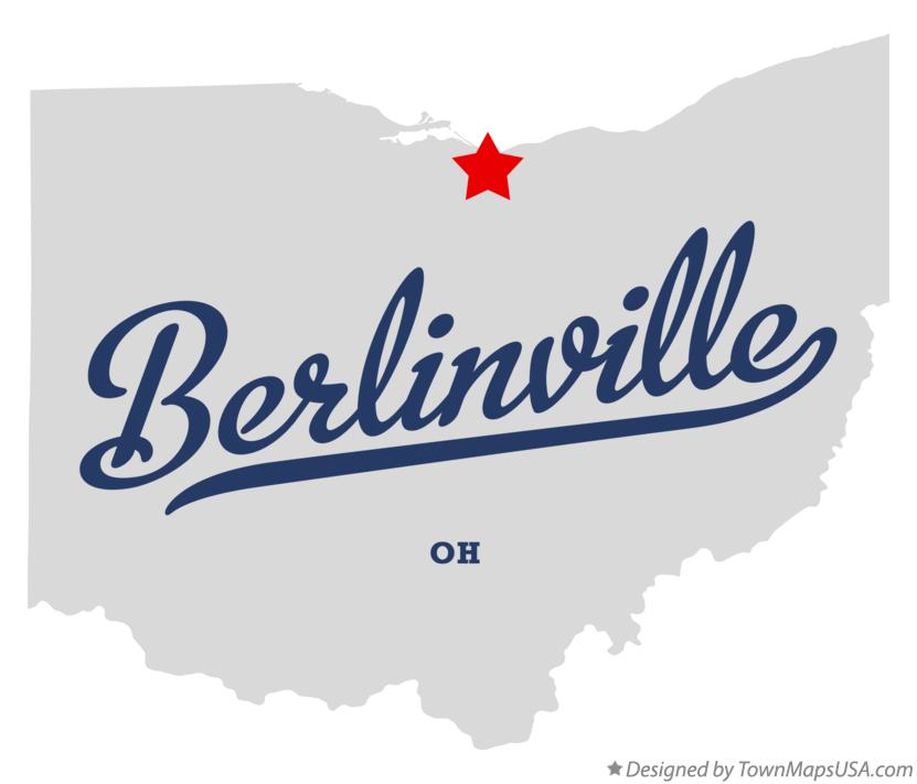 Map of Berlinville Ohio OH
