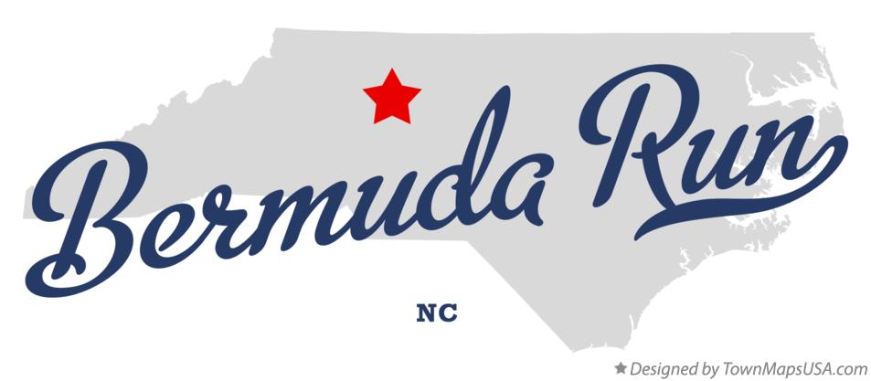 Map of Bermuda Run North Carolina NC