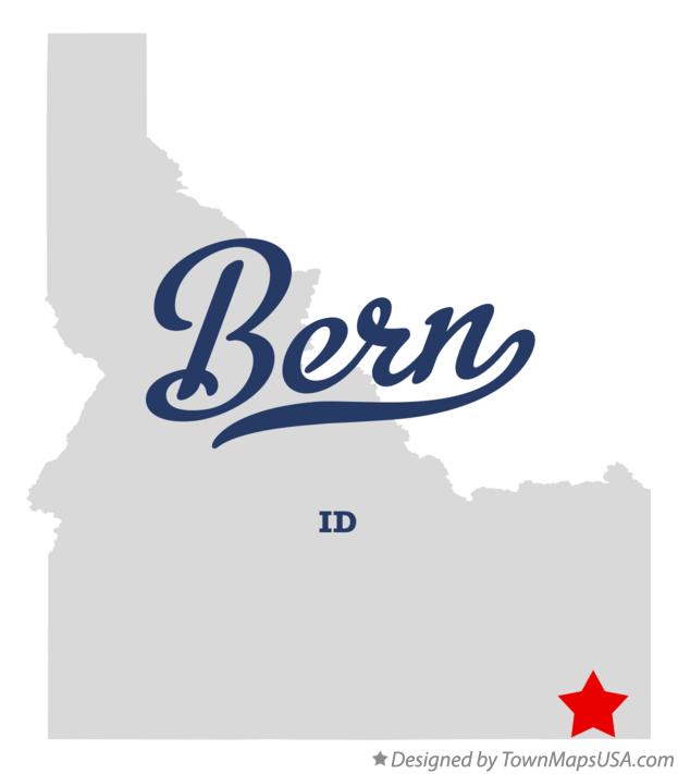 Map of Bern Idaho ID