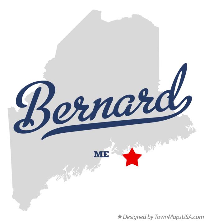 Map of Bernard Maine ME