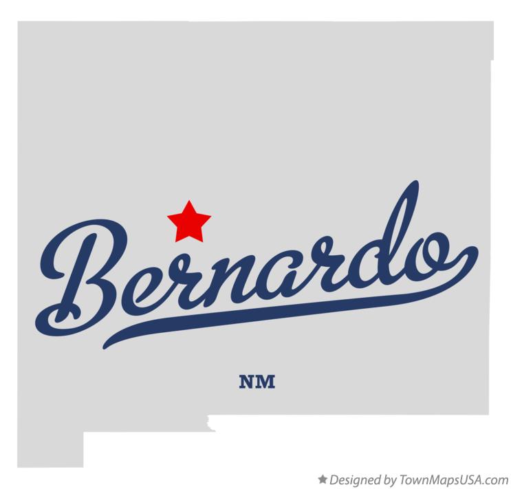 Map of Bernardo New Mexico NM