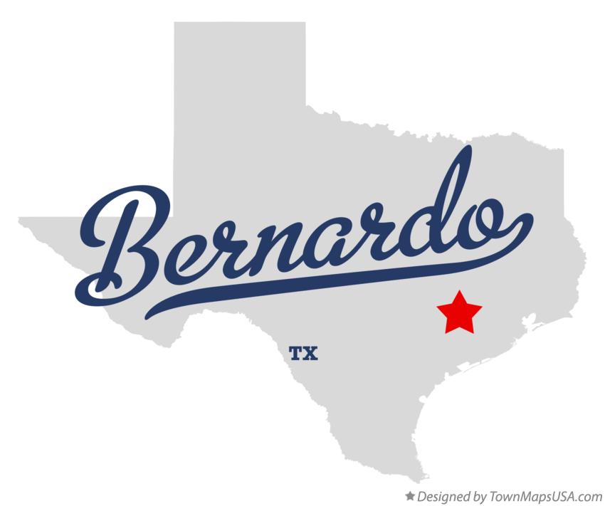 Map of Bernardo Texas TX