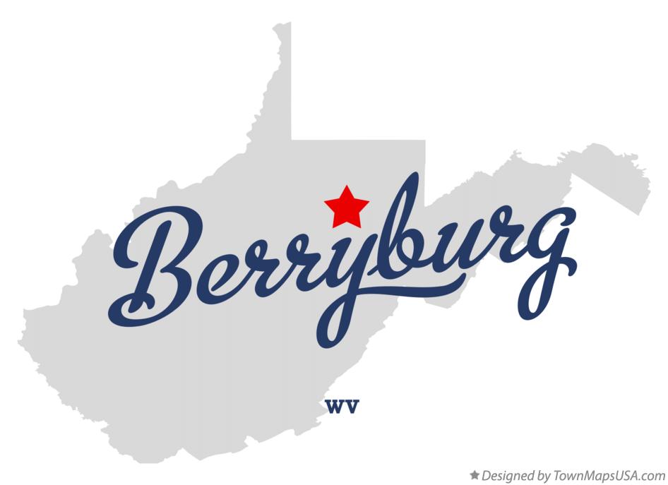 Map of Berryburg West Virginia WV