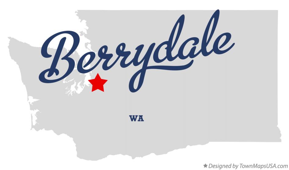 Map of Berrydale Washington WA
