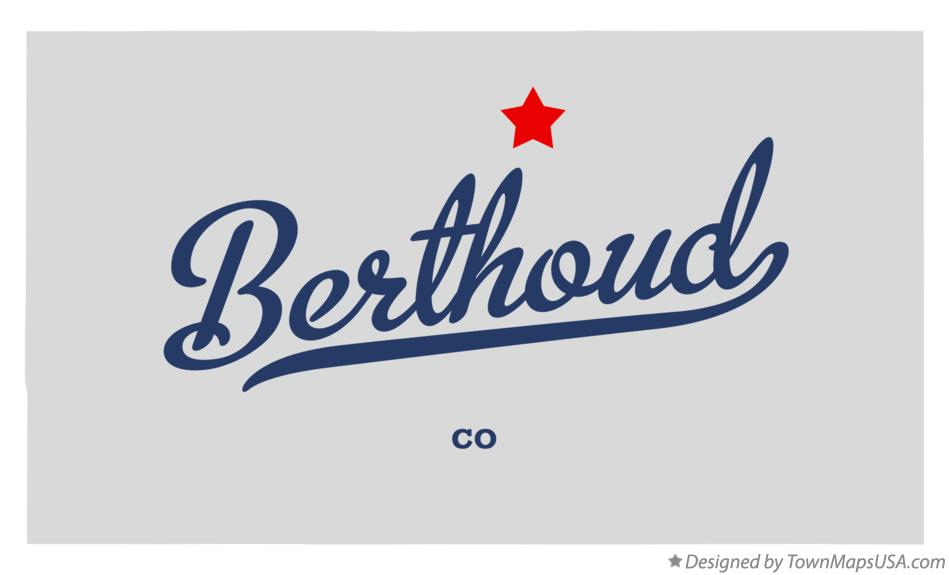 Map of Berthoud Colorado CO