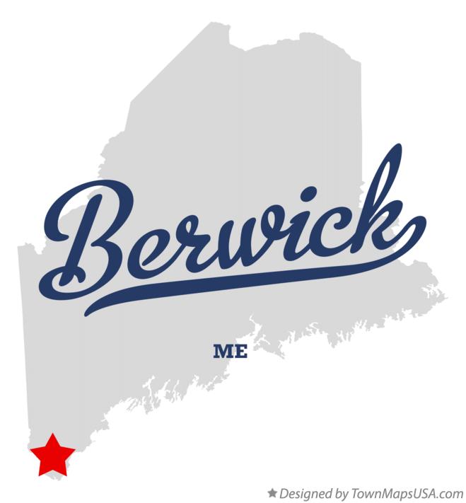 Map of Berwick Maine ME