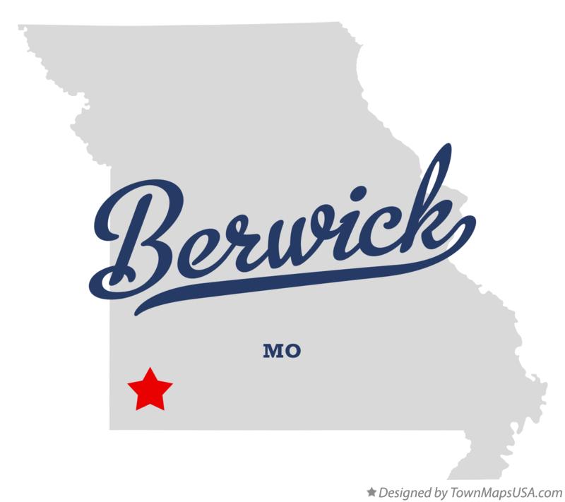Map of Berwick Missouri MO