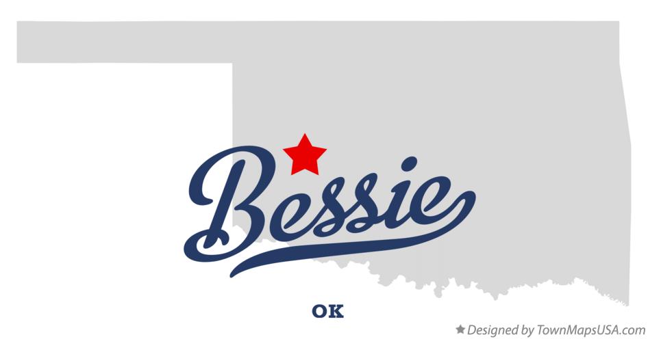 Map of Bessie Oklahoma OK