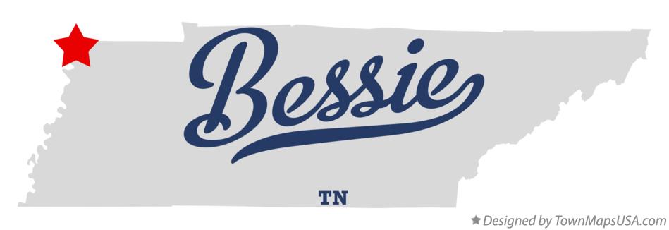 Map of Bessie Tennessee TN