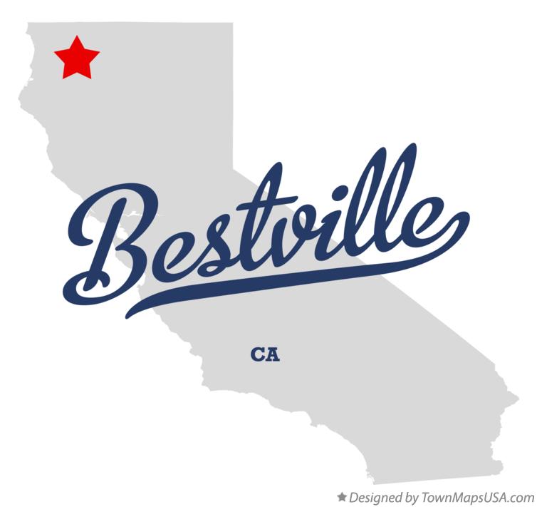 Map of Bestville California CA