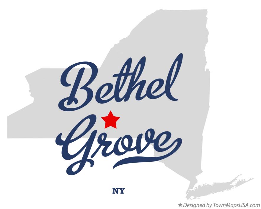 Map of Bethel Grove New York NY