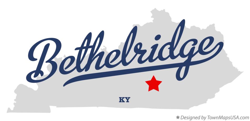 Map of Bethelridge Kentucky KY