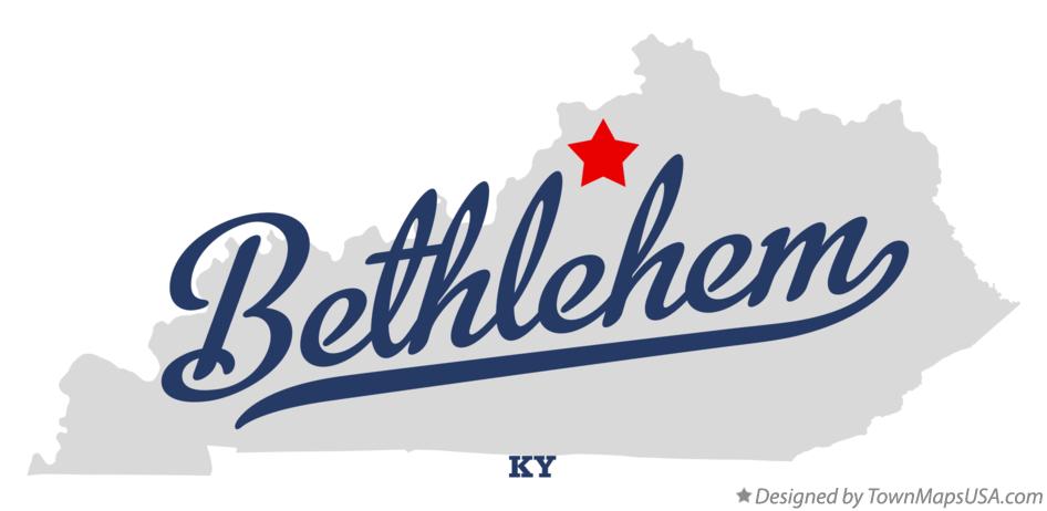 Map of Bethlehem Kentucky KY