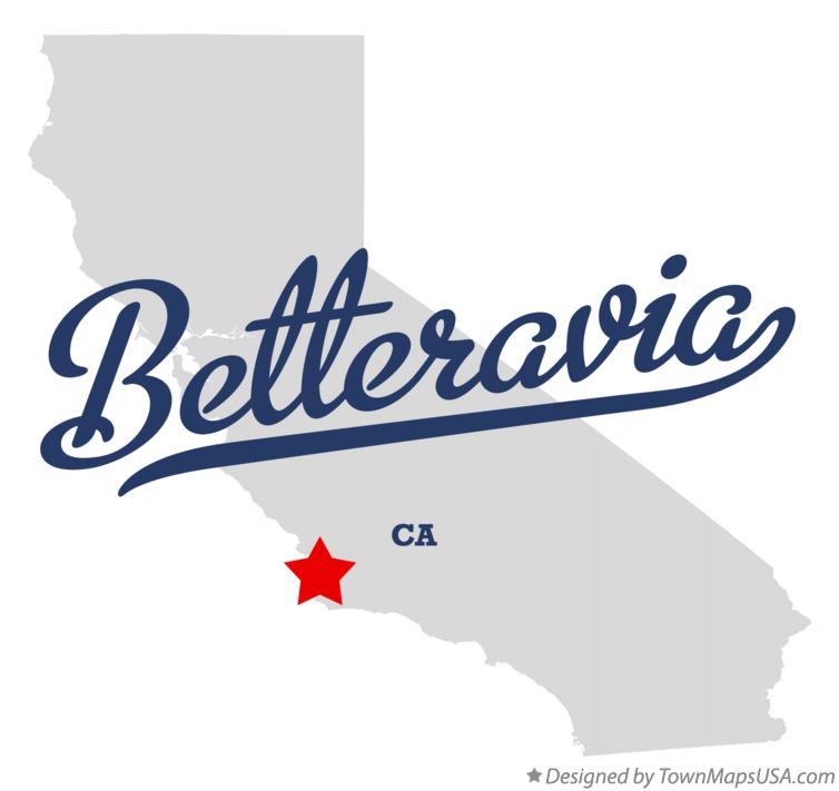 Map of Betteravia California CA