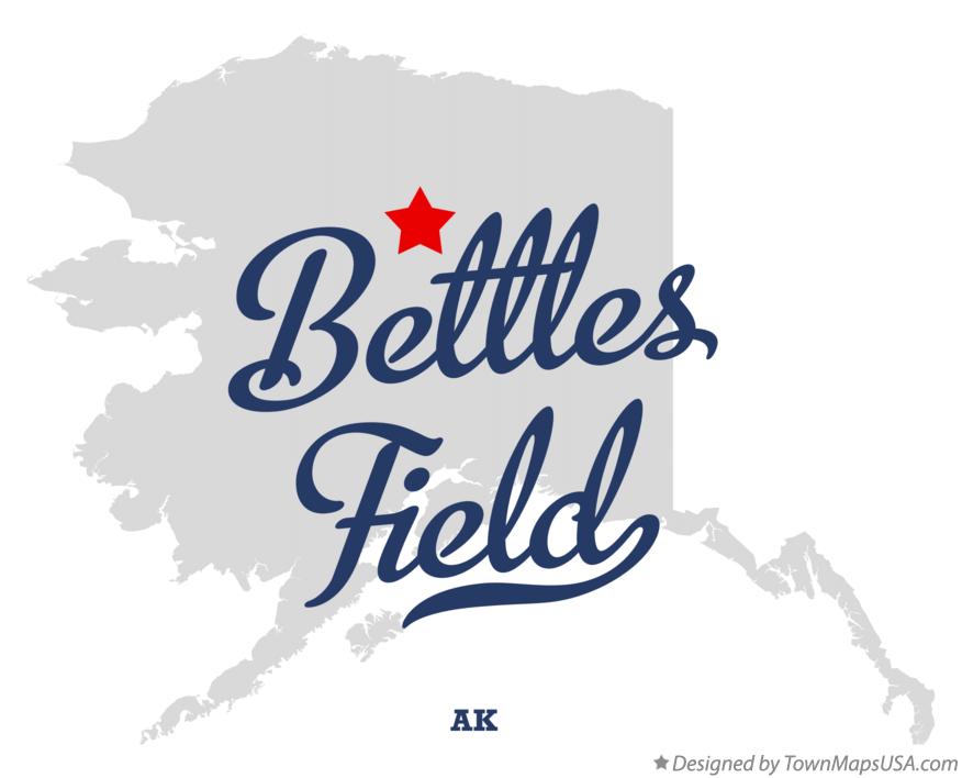 Map of Bettles Field Alaska AK